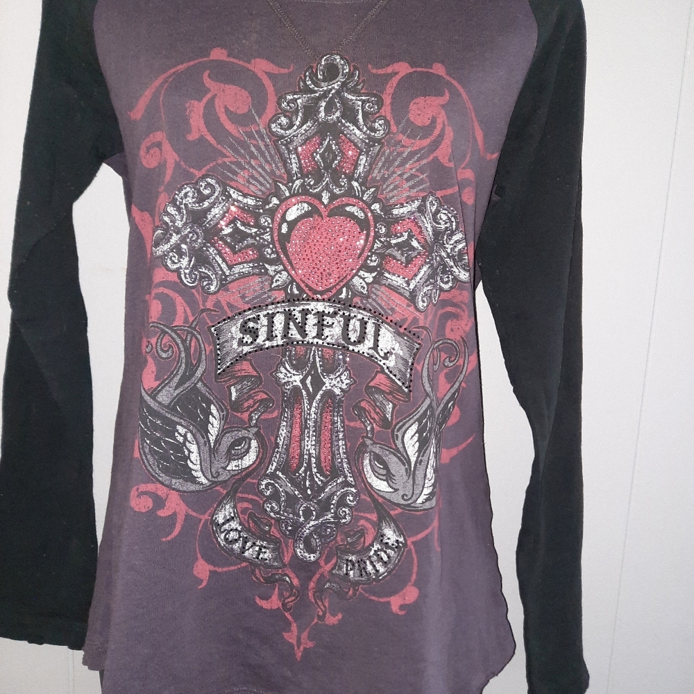 Woman's Affliction Long Sleeve T-shirt